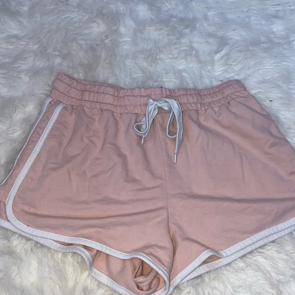 pink short pj shorts